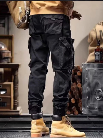 Men Cargo Tactical Pants Work Combat Multi-pockets Casual Training Trousers Overalls Clothing Joggers Hiking Mens Cargo Pant 1PC