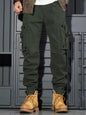 Men Cargo Tactical Pants Work Combat Multi-pockets Casual Training Trousers Overalls Clothing Joggers Hiking Mens Cargo Pant 1PC
