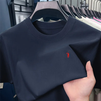 100% cotton high-end short pony embroidery