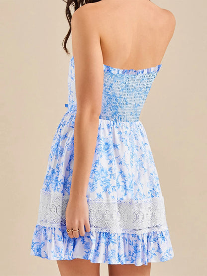 Women s  Maxi Dress Ruffled Hemline