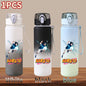 Large Capacity Children Water Cup Portable Plastic Outdoor Sports, Adults' Drinking Water Bottle