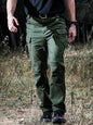 Men Combat Pants With Knee Pads Tactical Cargo Sport Trousers Camouflage