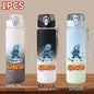 Large Capacity Children Water Cup Portable Plastic Outdoor Sports, Adults' Drinking Water Bottle
