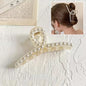 2023 Korean Metal Geometric Hair Claws Barrettes Elegant Hair Clips Crab Hollow Out Hairpin Headwear Women Girl Hair Accessories