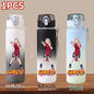Large Capacity Children Water Cup Portable Plastic Outdoor Sports, Adults' Drinking Water Bottle