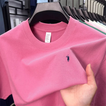 100% cotton high-end short pony embroidery