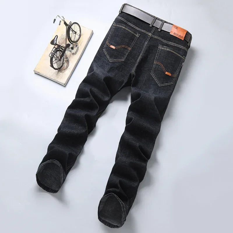 New Men Light Luxury Stretch Slim Fit Pants Comfortable