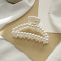 2023 Korean Metal Geometric Hair Claws Barrettes Elegant Hair Clips Crab Hollow Out Hairpin Headwear Women Girl Hair Accessories