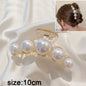 2023 Korean Metal Geometric Hair Claws Barrettes Elegant Hair Clips Crab Hollow Out Hairpin Headwear Women Girl Hair Accessories