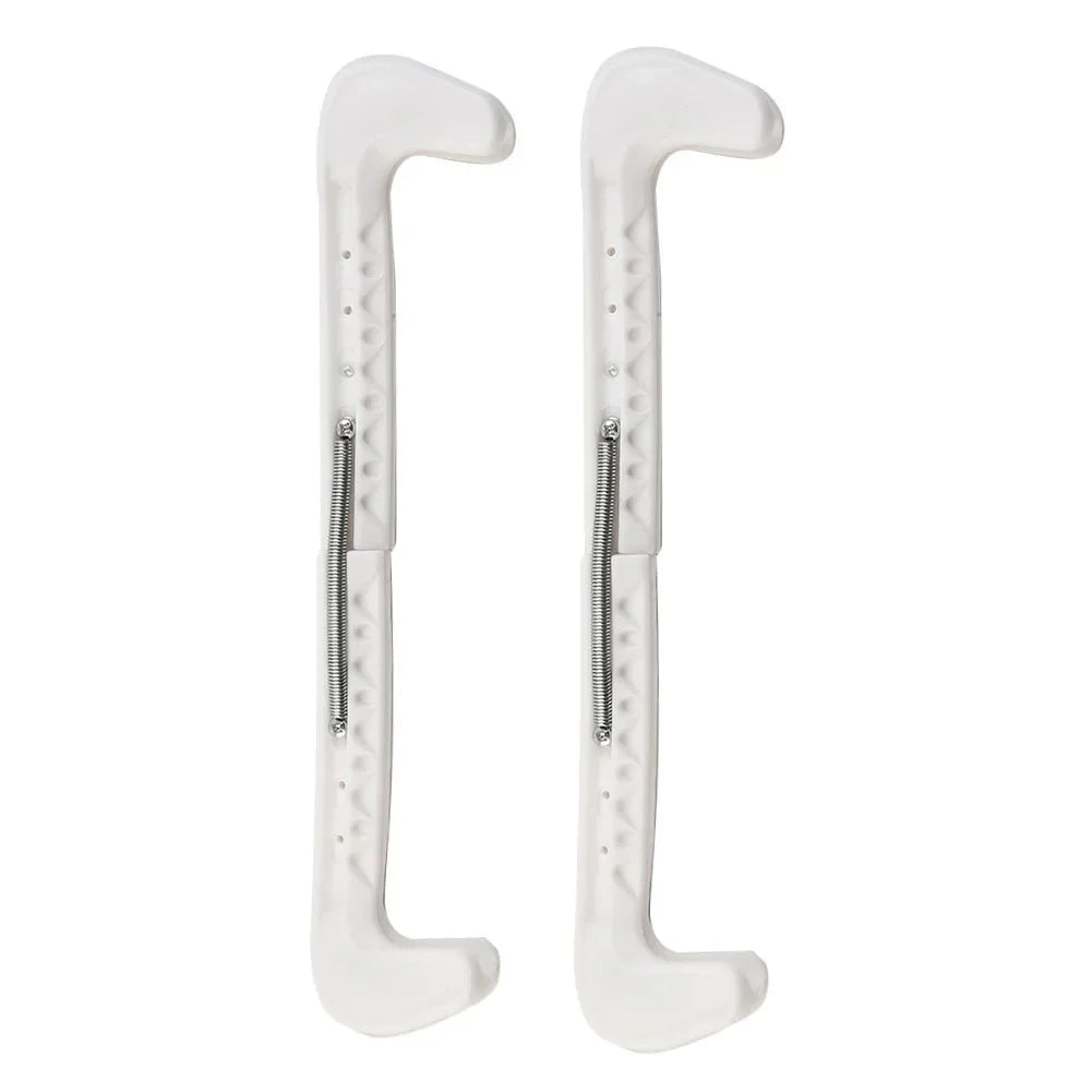 High Quality Skates Cover Ice Skate 1 Pair Approx.31cm Plastic Adjustable Protective Hockey Skates Ice Skate Guards