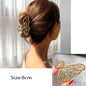 2023 Korean Metal Geometric Hair Claws Barrettes Elegant Hair Clips Crab Hollow Out Hairpin Headwear Women Girl Hair Accessories