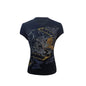 Women Rhinestone Tops with Short Sleeve T-Shirts and Blouses