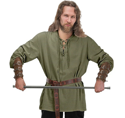 Men's Renaissance Shirt Pirate Medieval Viking top