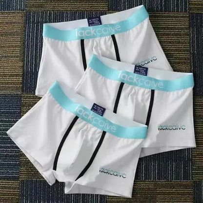 3Pcs Male Cotton Men's Underwear Boxers M-3XL