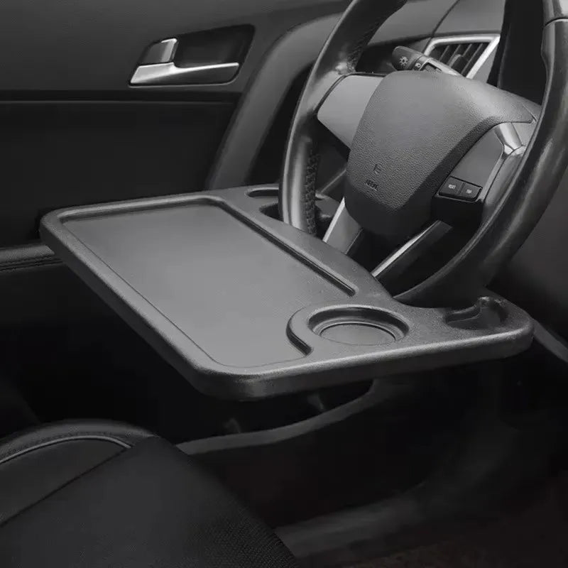 Car Tray Table  Computer Desk Mount Stand Eat Work Car Steering Wheel Dining Table Bracket Drink