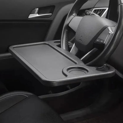 Car Tray Table  Computer Desk Mount Stand Eat Work Car Steering Wheel Dining Table Bracket Drink