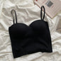 1pc Knitted Yoga Gym Tank Top Bra Chest Pad