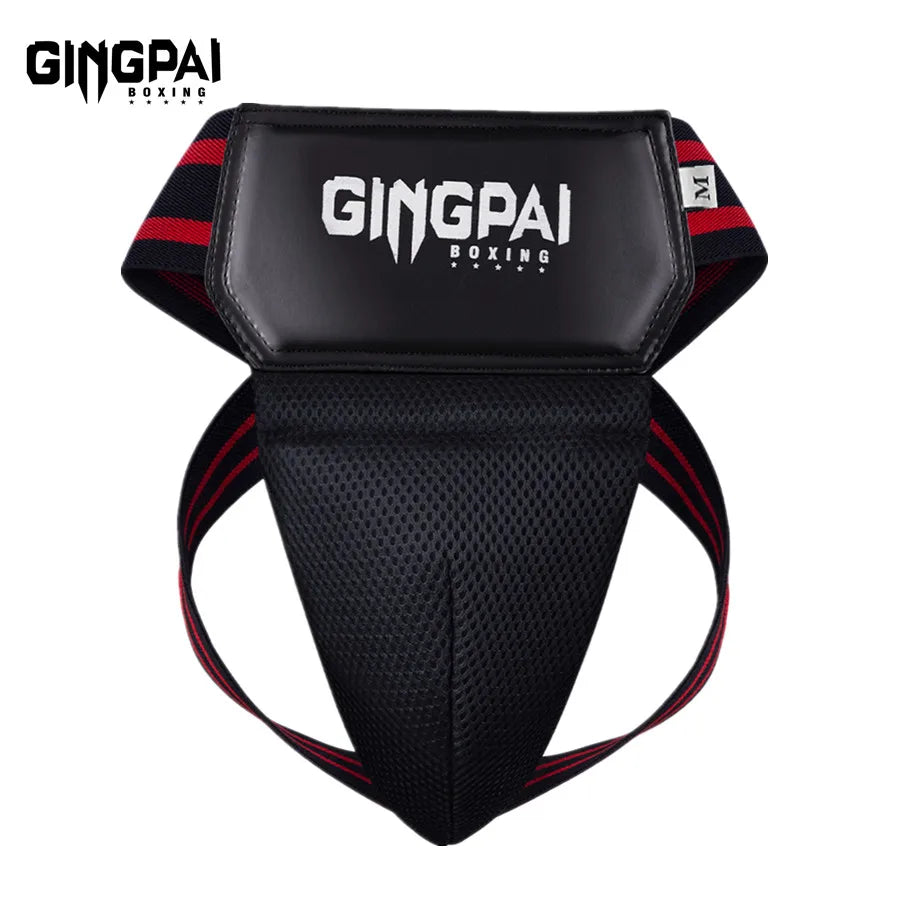 Red Blue Black MMA Kick Boxing Sports Crotch Guard Men Kids Taekwondo Sanda Training Protector Jockstrap Groin Supporter Below