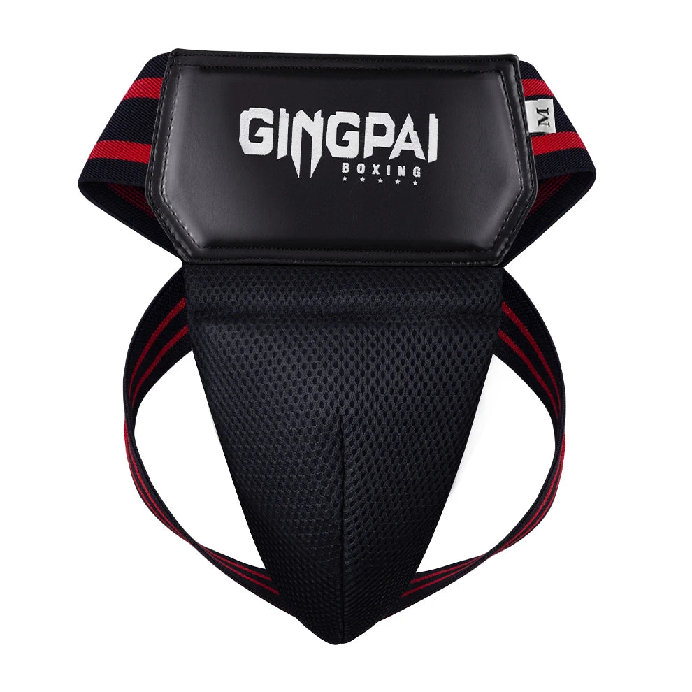 Red Blue Black MMA Kick Boxing Sports Crotch Guard Men Kids Taekwondo Sanda Training Protector Jockstrap Groin Supporter Below