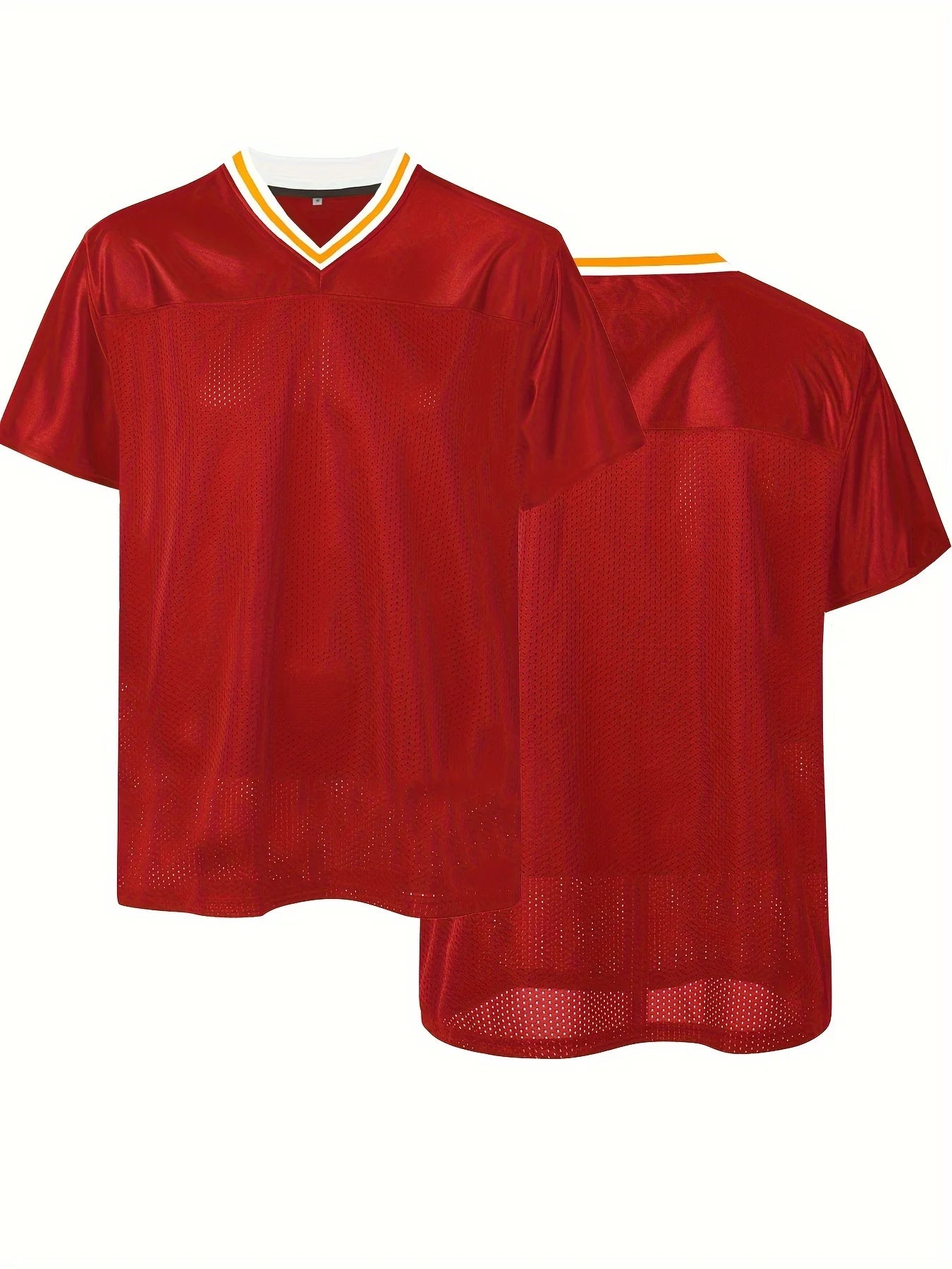 Blank Football Jersey Men's Clothing Training Tops Breathable Quick Drying High