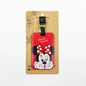 Mickey Minnie Luggage Label Women Travel Luggage Tag Disney Suitcase ID Address Holder Baggage Boarding Portable Suitcase Ticket