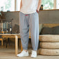 2024 M-5XL Spring and Autumn New Men's Cotton and Hemp