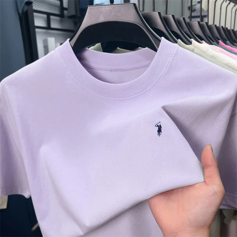 100% cotton high-end short pony embroidery