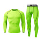 Sports Suit New Men's Compression Running Sets Breathable Tight Training Basketball Rashguard Tracksuit Man 2 Piece Set Clothes