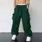Harajuku Oversized Cargo Parachute Pants For Men Y2k Hip Hop Wide Leg Pants Joggers Streetwear Vintage Baggy Casual Sweatpants