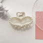 2023 Korean Metal Geometric Hair Claws Barrettes Elegant Hair Clips Crab Hollow Out Hairpin Headwear Women Girl Hair Accessories