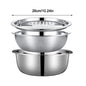 3Pcs/Set 3-in-1 Drain Wash Vegetables Basin With Strainer Sink Bowl Large Capacity Vegetable Cutting Gadget with Grater Cover