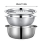 3Pcs/Set 3-in-1 Drain Wash Vegetables Basin With Strainer Sink Bowl Large Capacity Vegetable Cutting Gadget with Grater Cover