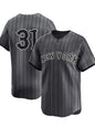 Men's New York #12 Stripe City Edition Baseball Jersey V-Neck Shirt, Breathable Loose Fit Short Sleeve for Training,Casual Wear