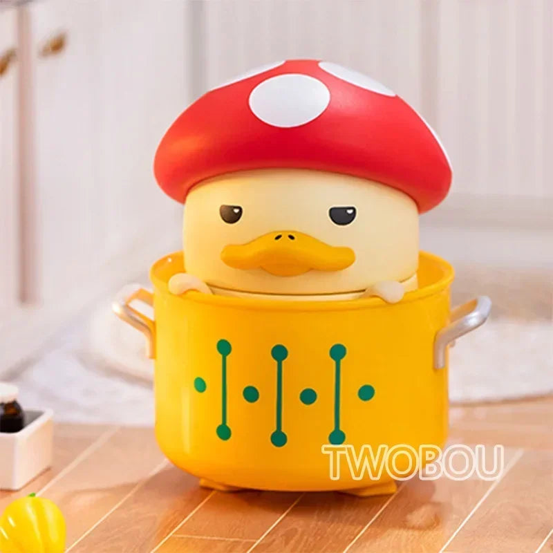 DUCKOO Kitchen Battle Genuine Blind Box Mystery Box Kawaii Ornaments Figurines Home Decor Desktop Model Dolls