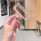 2023 Korean Metal Geometric Hair Claws Barrettes Elegant Hair Clips Crab Hollow Out Hairpin Headwear Women Girl Hair Accessories