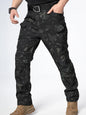 Men Combat Pants With Knee Pads Tactical Cargo Sport Trousers Camouflage