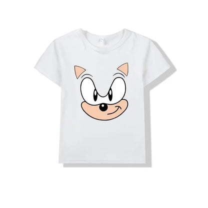 Sonic Children Summer Short Sleeves T-Shirts Cotton