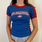Women T-shirt Letters Print Streetwear