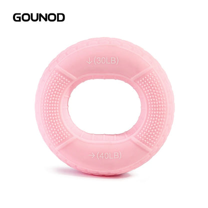 1PC GOUNOD Hand Grip Strengthener Hand Finger Exerciser Forearm Rings Hand Exerciser Silicone Squeezer Grippers Finger Physical