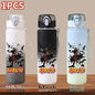 Large Capacity Children Water Cup Portable Plastic Outdoor Sports, Adults' Drinking Water Bottle