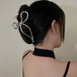 2023 Korean Metal Geometric Hair Claws Barrettes Elegant Hair Clips Crab Hollow Out Hairpin Headwear Women Girl Hair Accessories