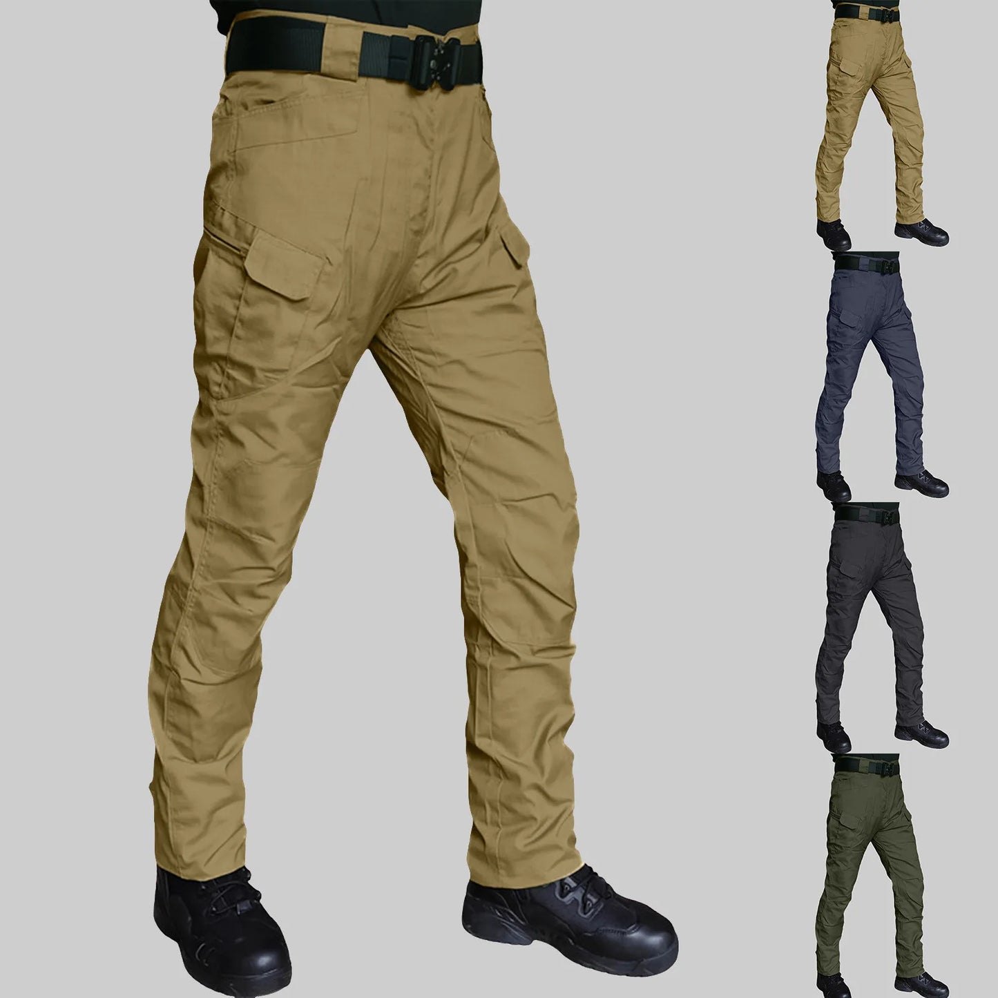 Mens Work Pants Work Clothe Casual Loose Elastic Pants Work Pants Breathable Men'S Outdoor Sports Jogging Tactical Pants