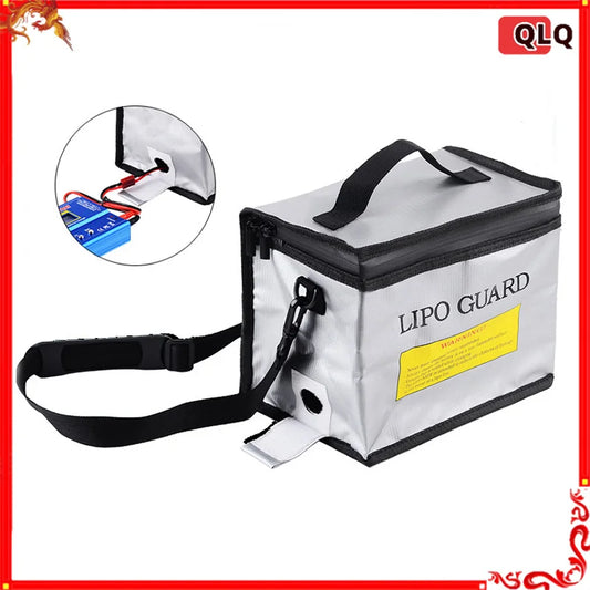 Lithium Battery Explosion-proof Bag High Temperature Resistant Flame Retardant Bag With Battery Hole