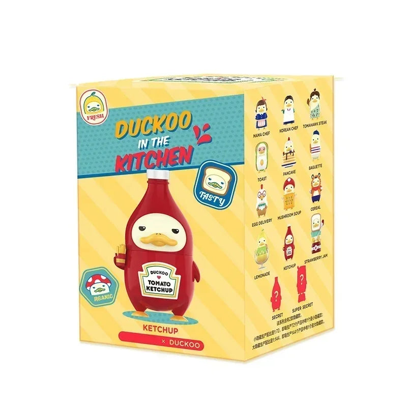 DUCKOO Kitchen Battle Genuine Blind Box Mystery Box Kawaii Ornaments Figurines Home Decor Desktop Model Dolls