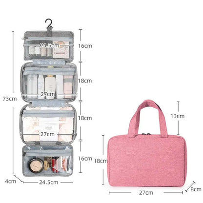 Travel Hanging Toiletry Bag Water-proof Cosmetic Storage Bag Bathroom Beauty Wash Bag  AccessoryTowel Bag Wet Dry Separated Bag