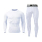 Sports Suit New Men's Compression Running Sets Breathable Tight Training Basketball Rashguard Tracksuit Man 2 Piece Set Clothes