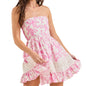 Women s  Maxi Dress Ruffled Hemline