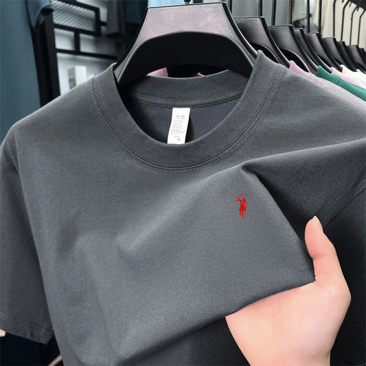 100% cotton high-end short pony embroidery