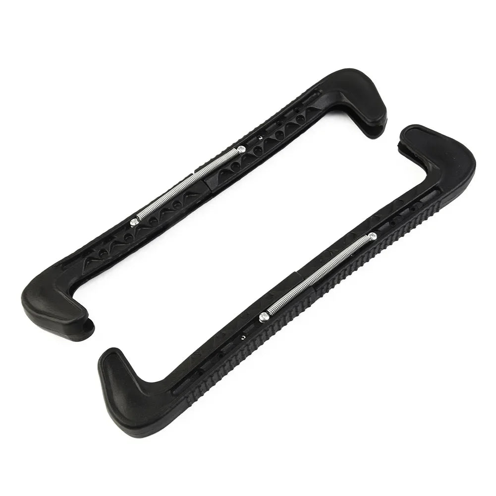 High Quality Skates Cover Ice Skate 1 Pair Approx.31cm Plastic Adjustable Protective Hockey Skates Ice Skate Guards