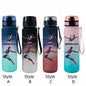 Marvel Spider-Man Large Capacity Portable Plastic Outdoor Sports Drinking Cup Mountaineering Cup Gift Cartoon Water Bottle